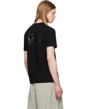 COMME des GARÇONS PLAY Logo Text Tシャツ - サムネイル3