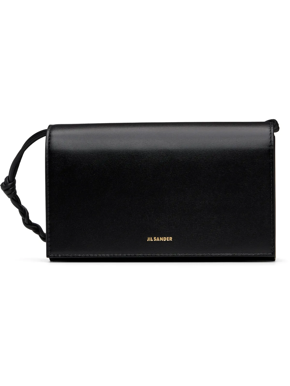 Jil Sander ブラックStrap Tangle Wallet バッグ - 画像1