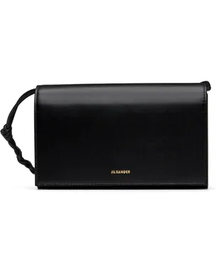 Jil Sander ブラックStrap Tangle Wallet バッグ - サムネイル1