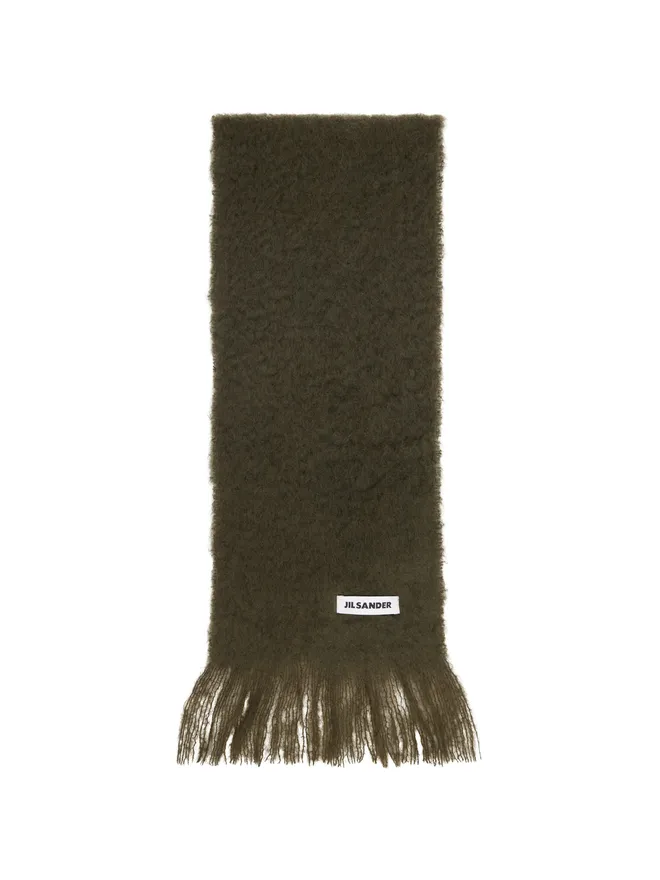 Jil Sander Jil Sander Plain Mohair Wool マフラーの商品画像