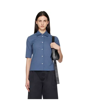 Jil Sander Back Darts スリムフィット 半袖 シャツ - サムネイル1