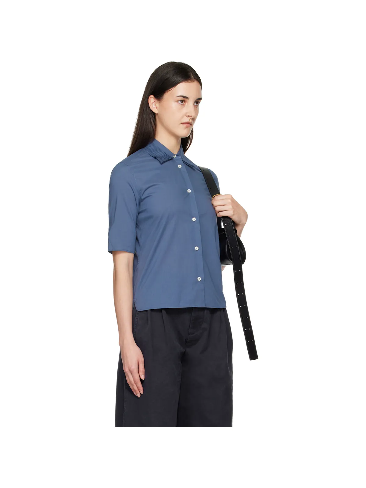 Jil Sander Back Darts スリムフィット 半袖 シャツ - 画像2