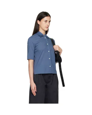 Jil Sander Back Darts スリムフィット 半袖 シャツ - サムネイル2