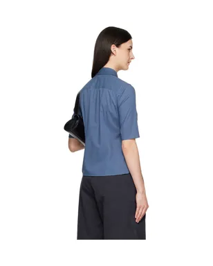 Jil Sander Back Darts スリムフィット 半袖 シャツ - サムネイル3