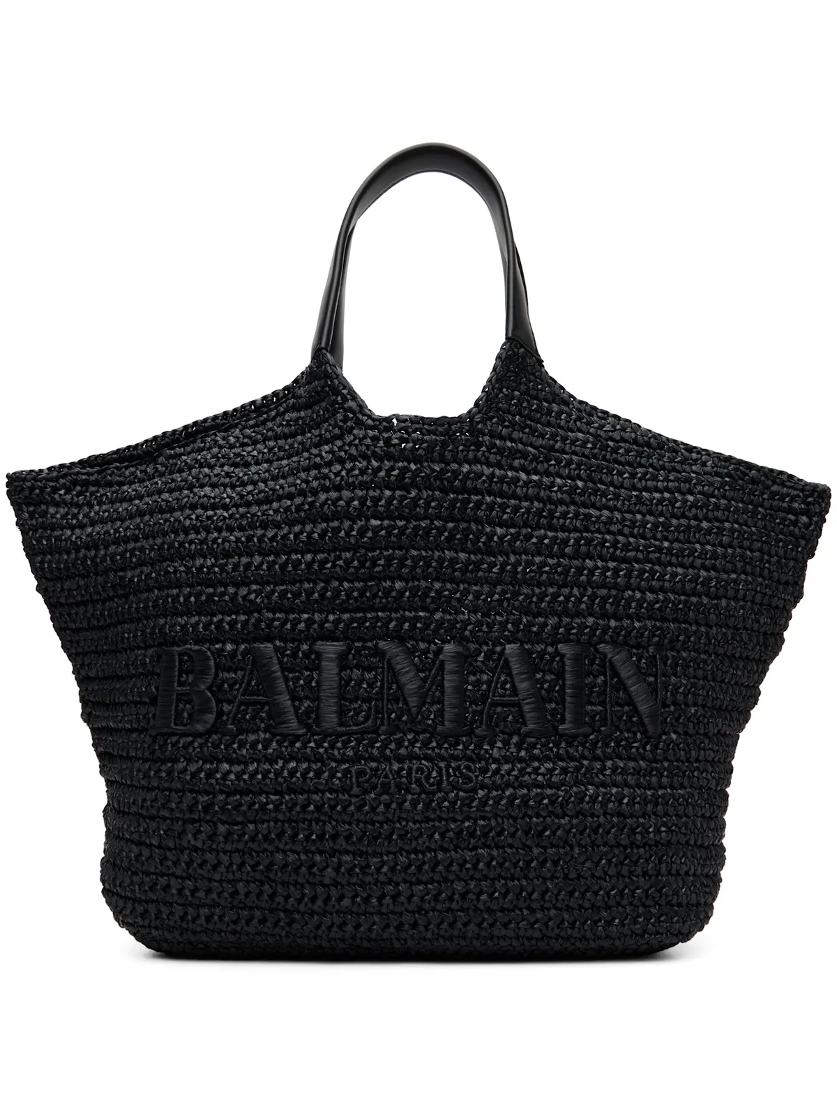 BALMAIN 'BALMAIN' クロシェ トートバッグ - 画像1