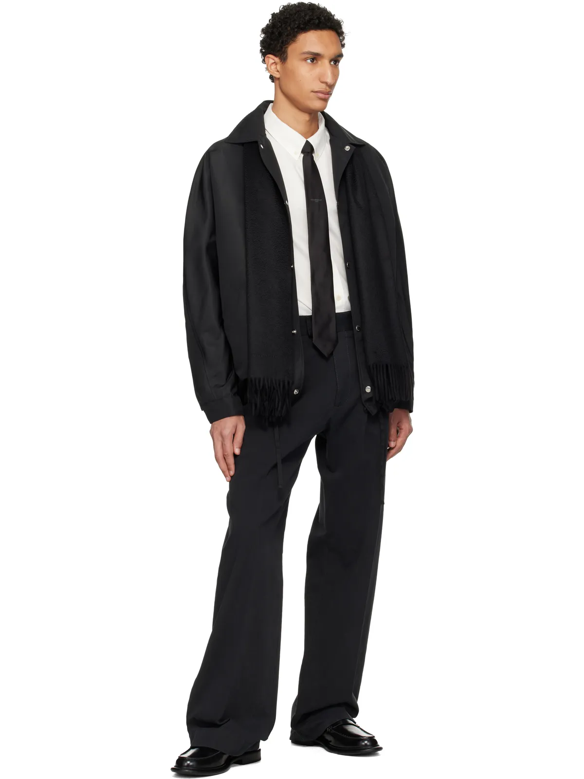 Givenchy Embroidered Plain マフラー - 画像2
