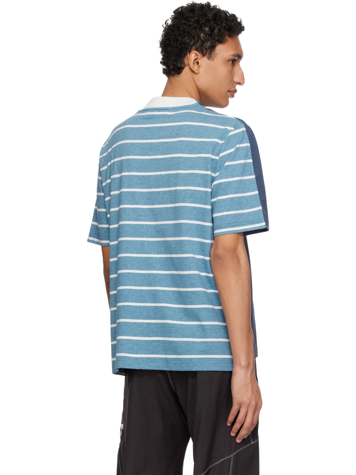 Craig Green Fred Perryエディション 'Half And Half' Tシャツ - 画像3