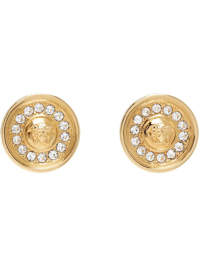 VERSACE VERSACE メドゥーサ クリスタル ピアスの商品画像