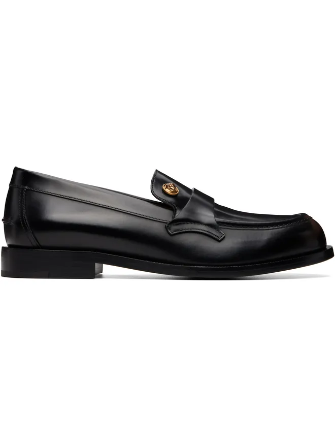 VERSACE VERSACE Manu レザー ローファーの商品画像