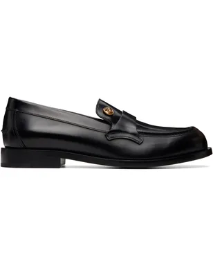 VERSACE Manu レザー ローファー - サムネイル1