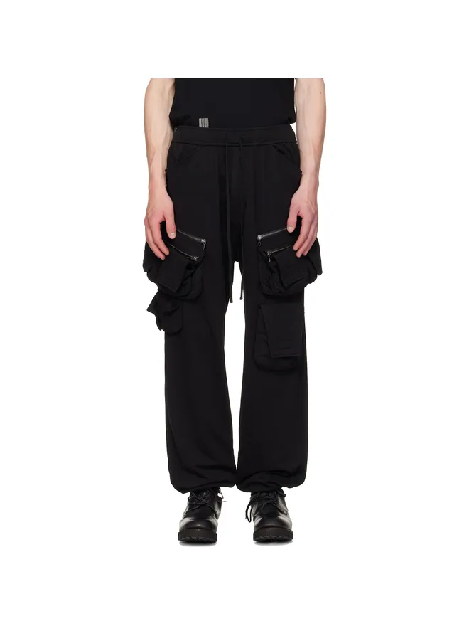 JULIUS JULIUS ブラック Tactical Jogger カーゴパンツの商品画像