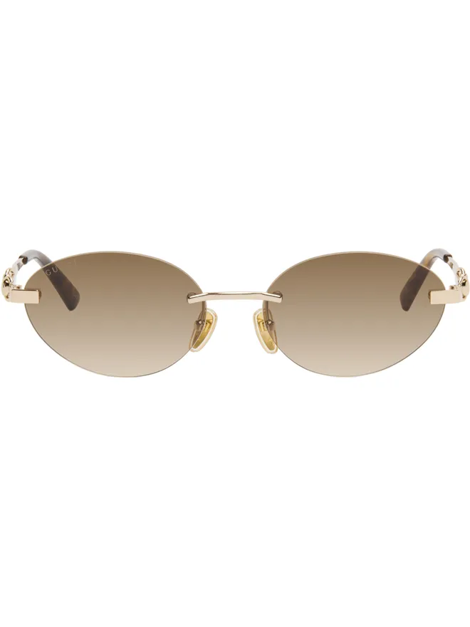 Gucci Gucci Frameless オーバルサングラスの商品画像