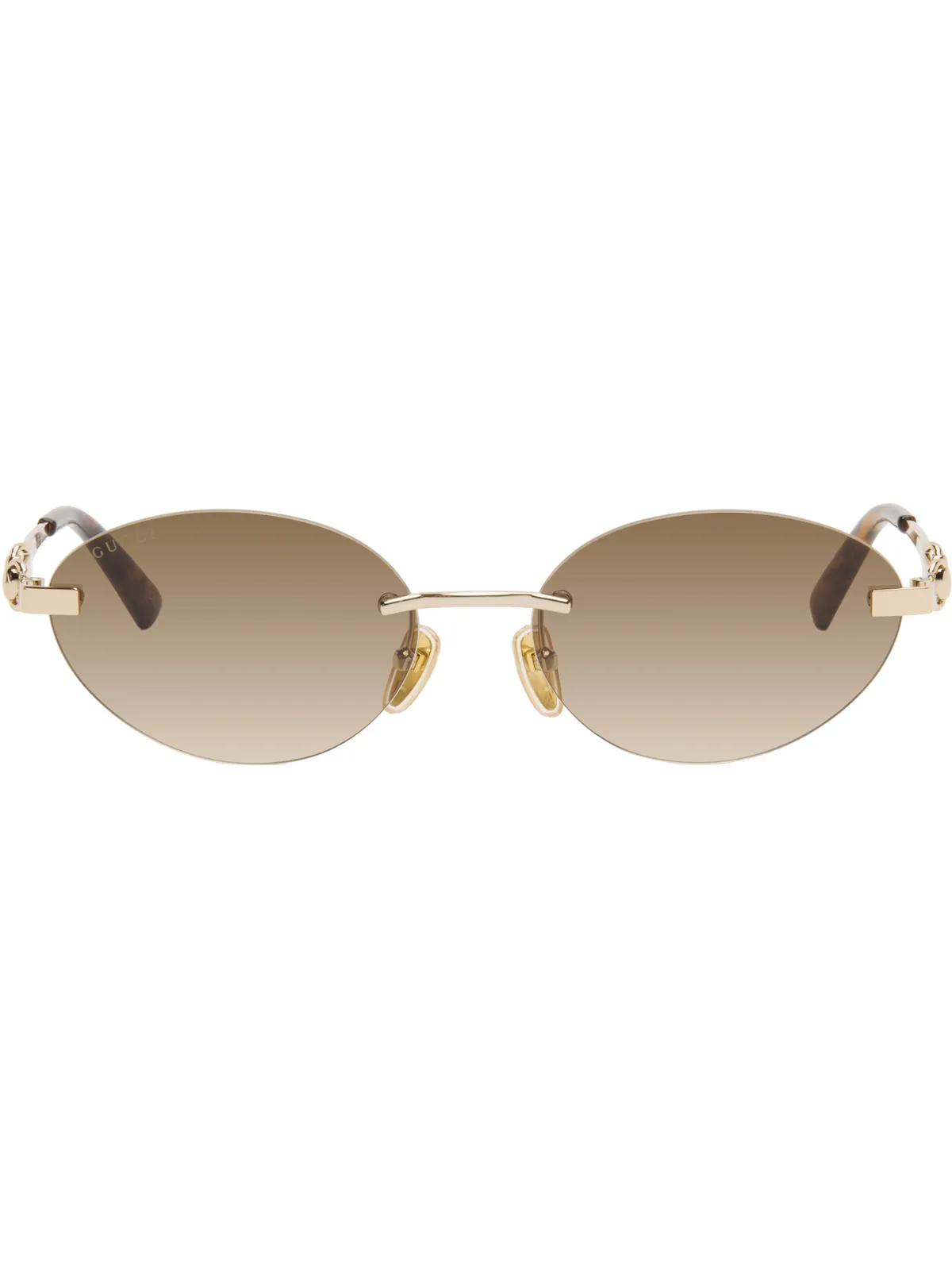 Gucci Frameless オーバルサングラス - 画像1