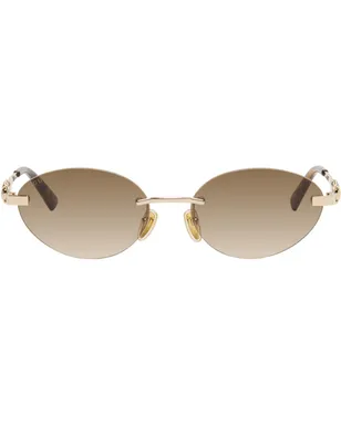 Gucci Frameless オーバルサングラス - サムネイル1