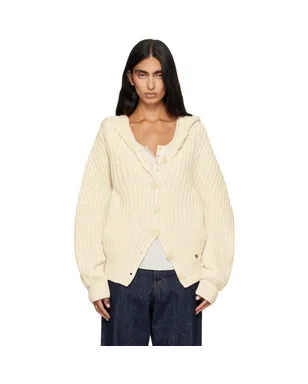 Stella McCartney チャンキーリブ フード付き カーディガン - サムネイル1