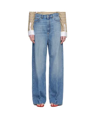 Stella McCartney フェード ワイドレッグ ハイウエスト ジーンズ - サムネイル1