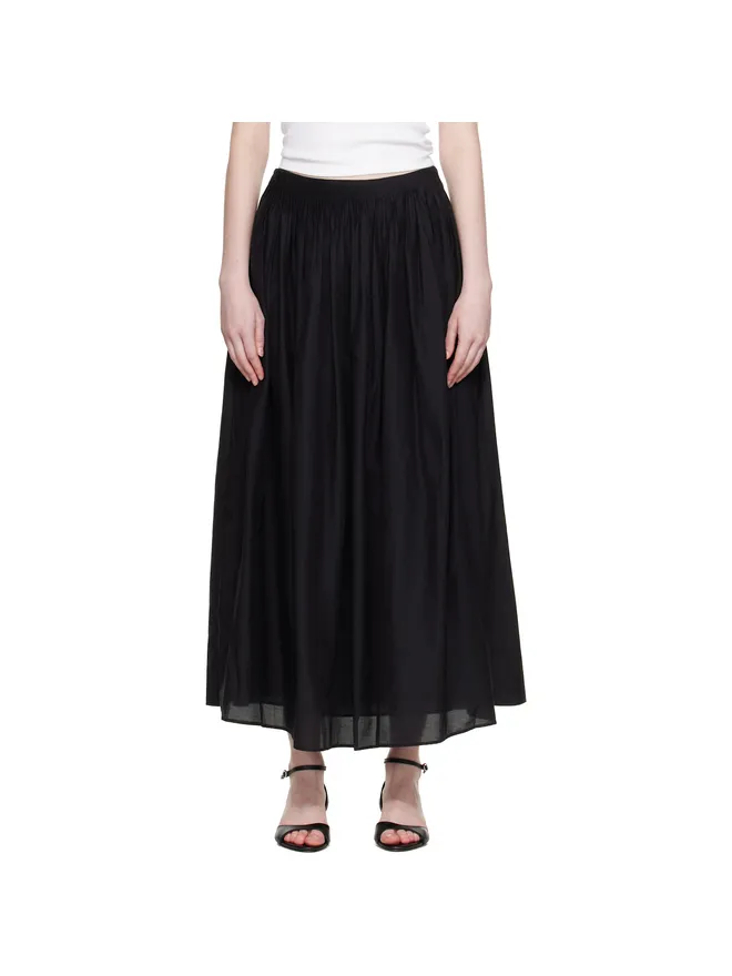 Loulou de Saison Loulou de Saison Naya Gathered マキシスカートの商品画像