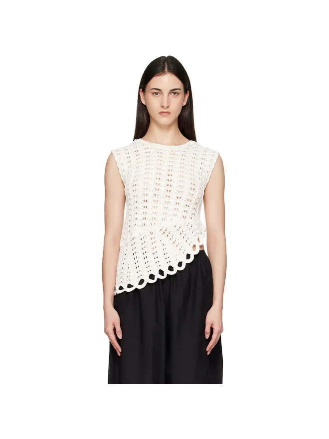 Loulou de Saison Loulou de Saison Saez Ruffled クロシェ トップスの商品画像