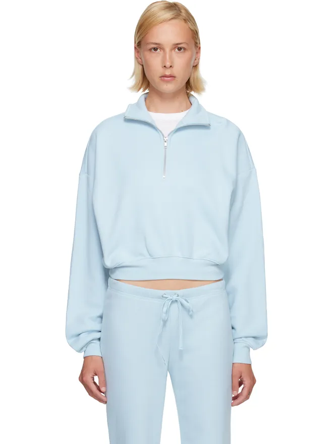 SKIMS SKIMS Drapey フレンチテリー ハーフジップ スウェットシャツの商品画像